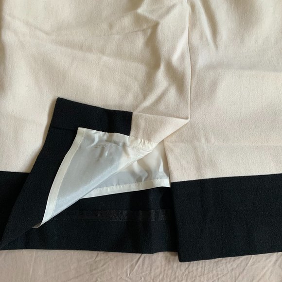 J. Crew Beige and Black Wool skirt - Picture 3 of 4